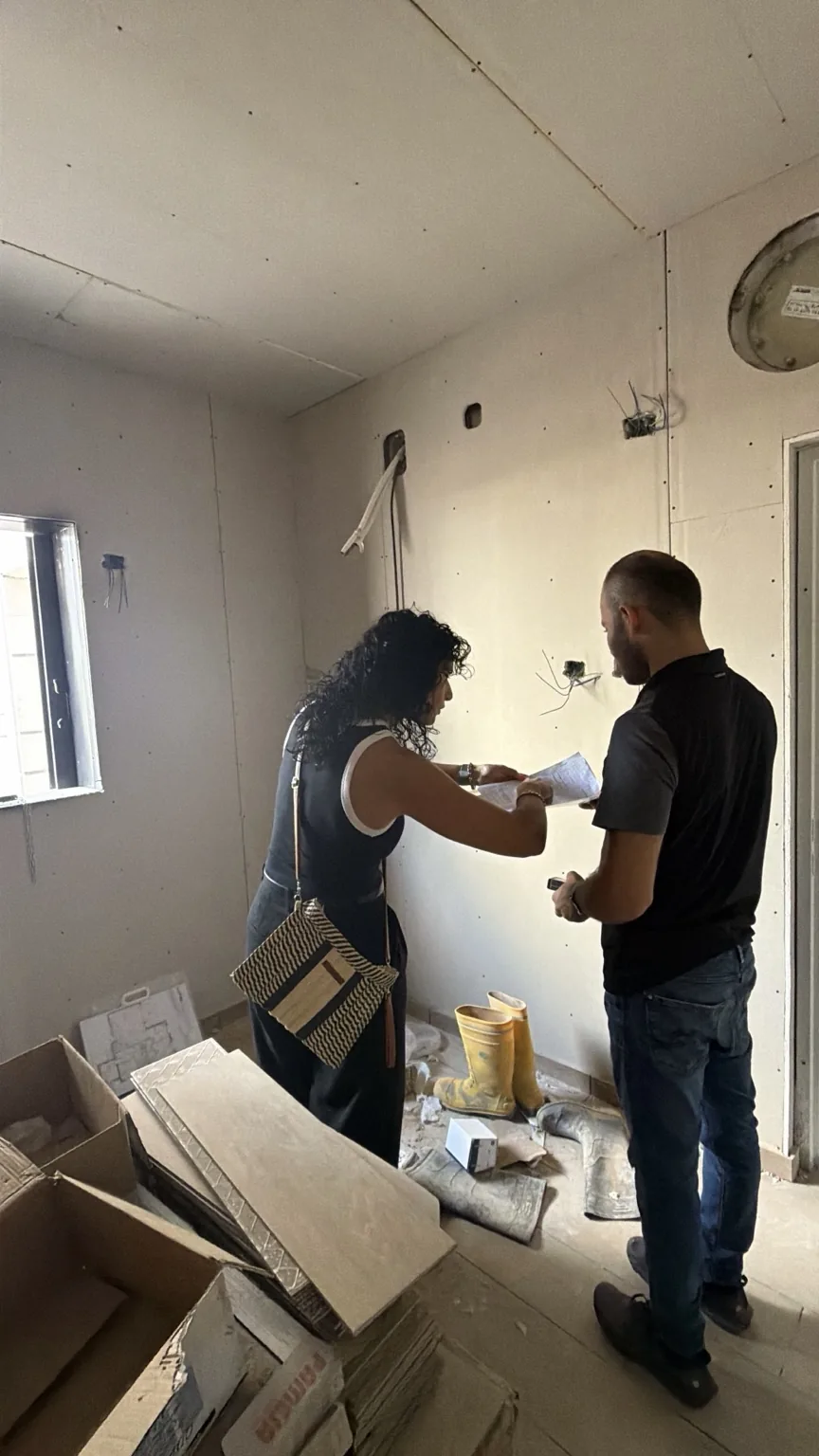 Design process and site supervision